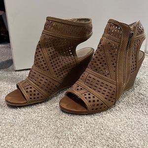 Tan Wedge Heels